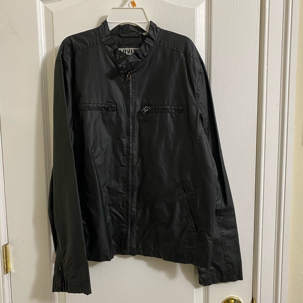 leather coat